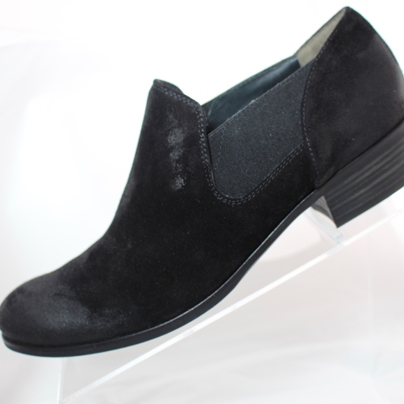Paul Green Shoes - *SOLD* Paul Green Faith Black Suede Ankle Bootie 9
